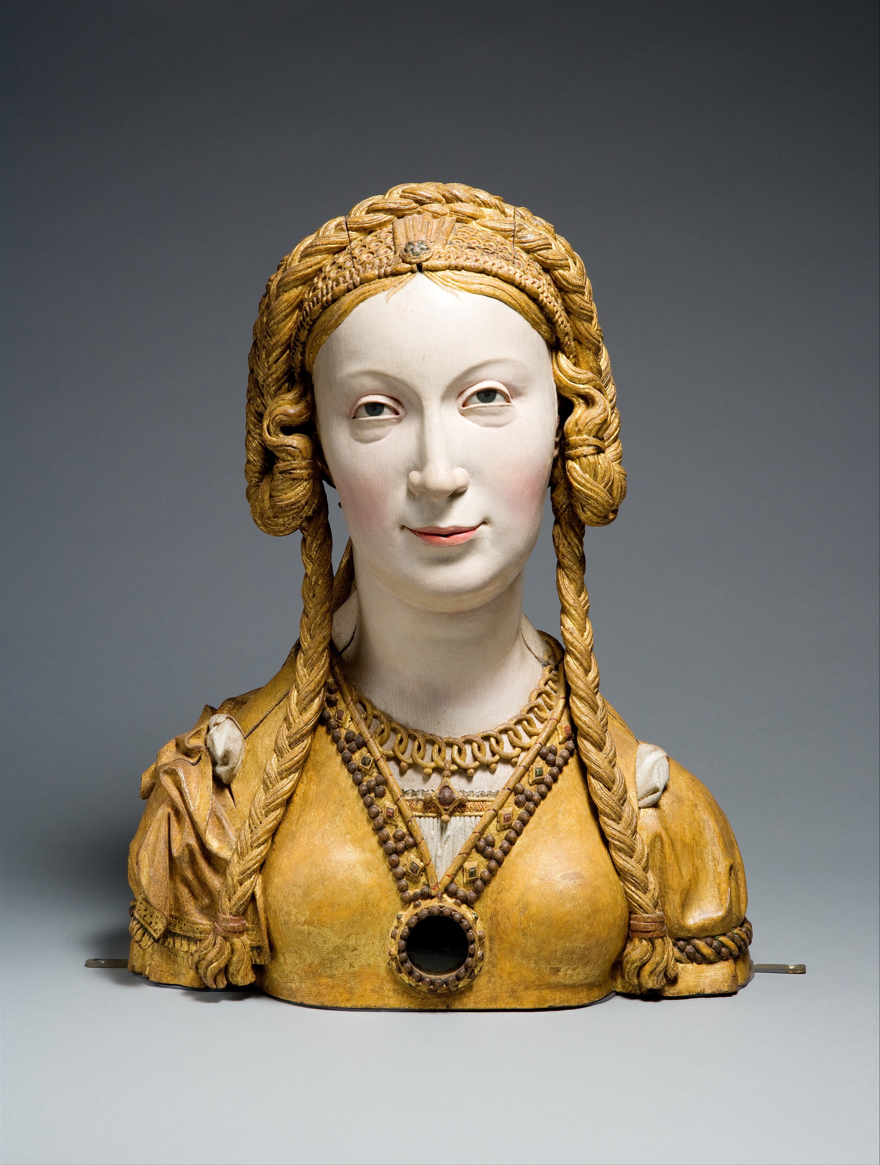 Reliquary bust of a female saint